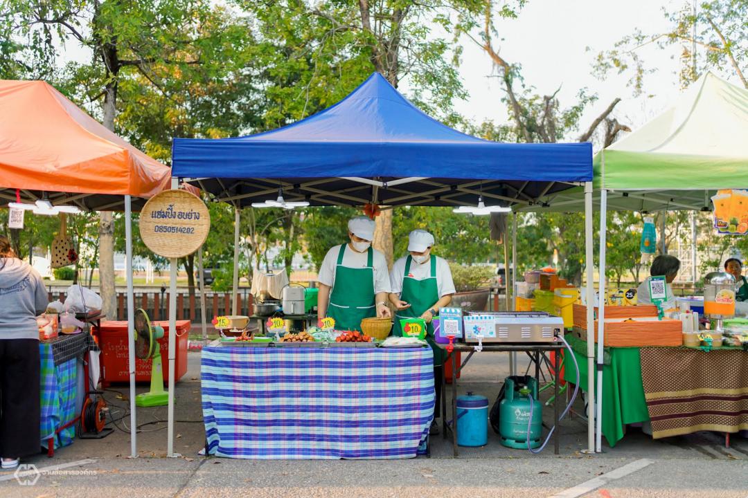 8. ตลาดสีเขียว ถนนคนเดิน KPRU กรีนปิง ตลาดวัฒธรรมวิถีคนชากังราว  ประจำปีงบประมาณ พ.ศ. 2569
