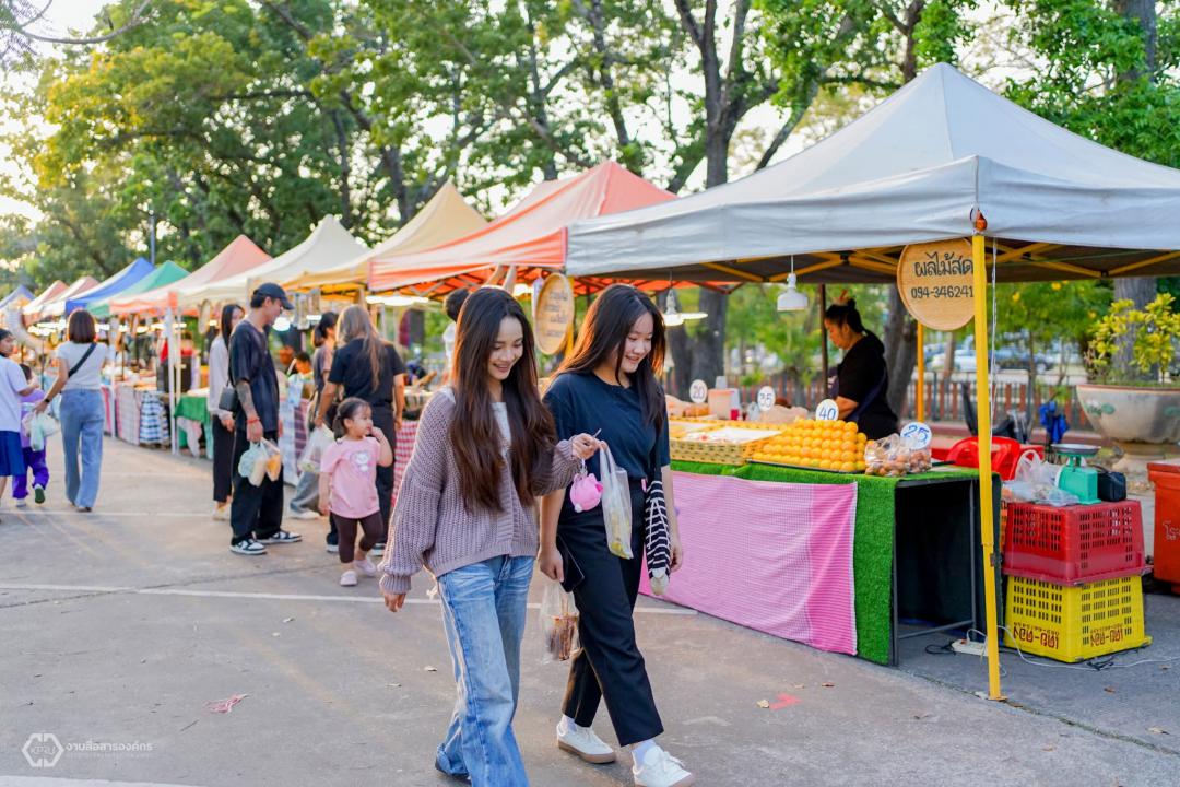 9. ตลาดสีเขียว ถนนคนเดิน KPRU กรีนปิง ตลาดวัฒธรรมวิถีคนชากังราว  ประจำปีงบประมาณ พ.ศ. 2569